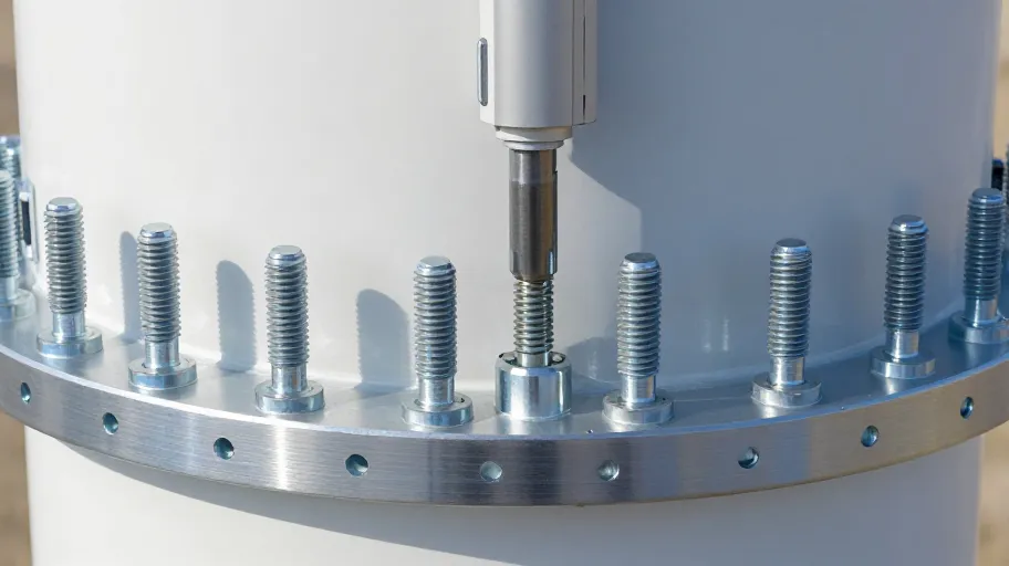 Pre-Tightening Force Control and Operation & Maintenance Key Points for High-Strength Bolts in Wind Turbine Tower Cylinders