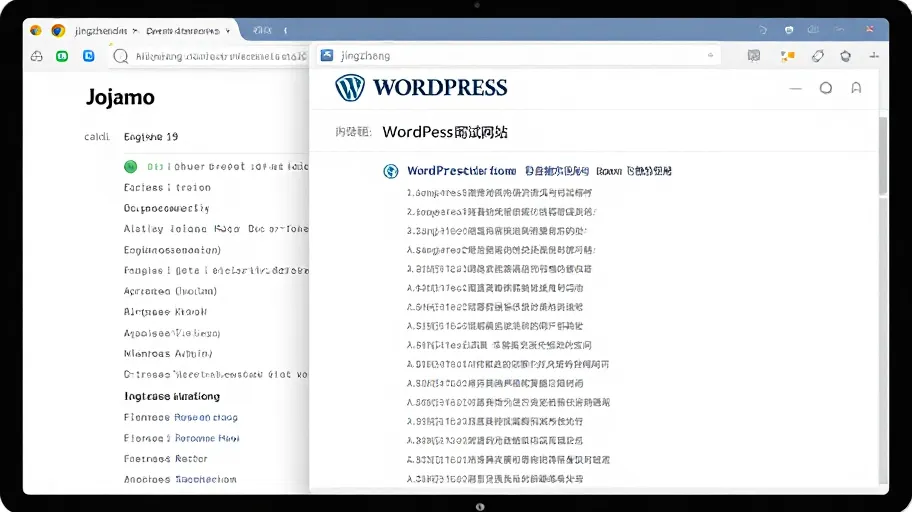 Dual-Site Synchronization Verification: Joomla English Version and WordPress Chinese Version