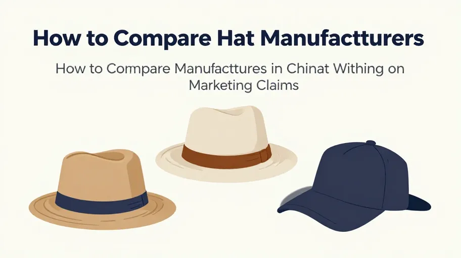 How to Compare Hat Manufacturers in China Without Relying on Marketing Claims