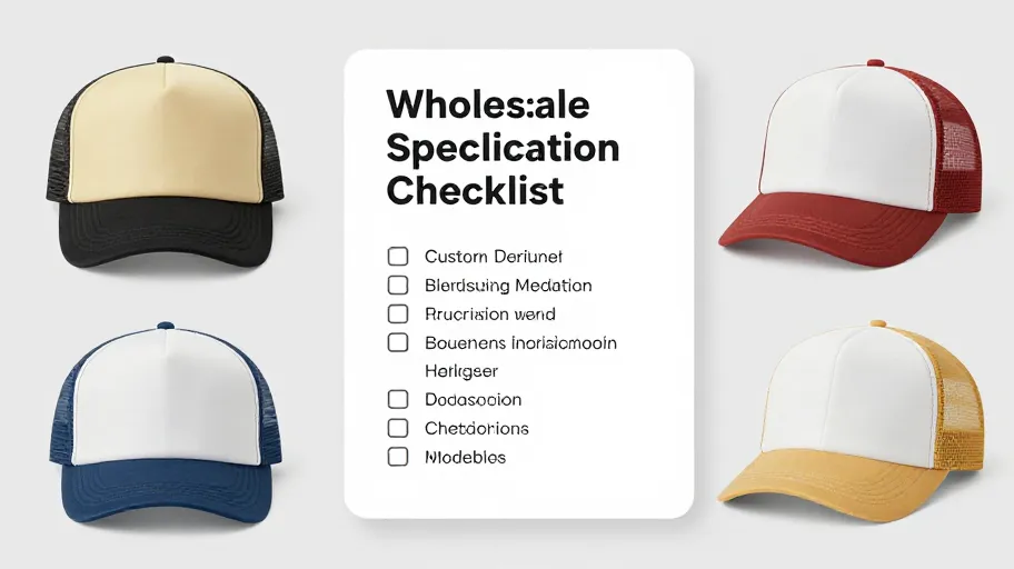 Custom Trucker Hats for Wholesale: A Buyer’s Specification Checklist