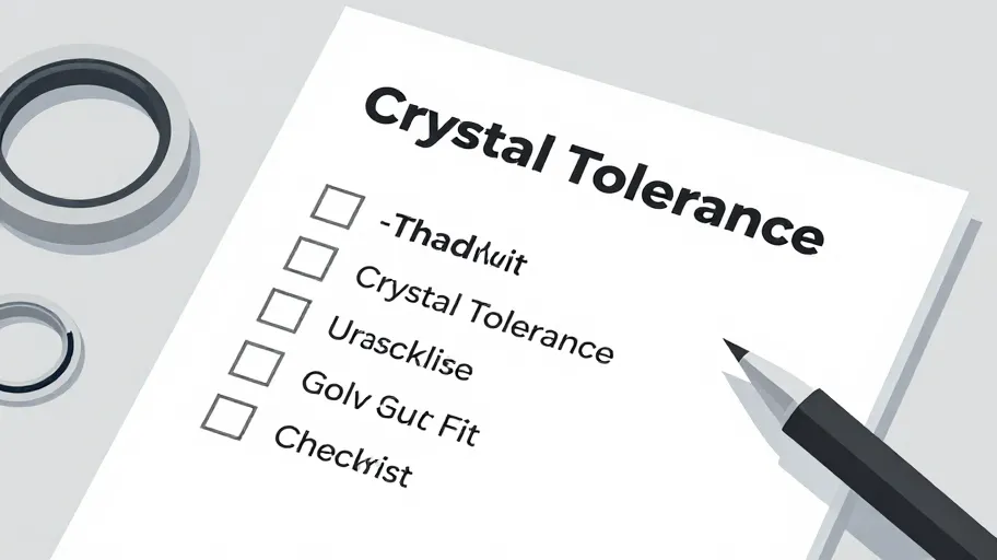 Watch Crystal Tolerance and Gasket Fit Checklist