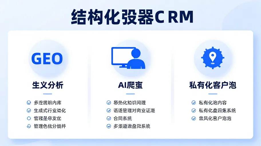 企业AI获客：如何把 GEO、AI CRM 与自有获客体系连成闭环