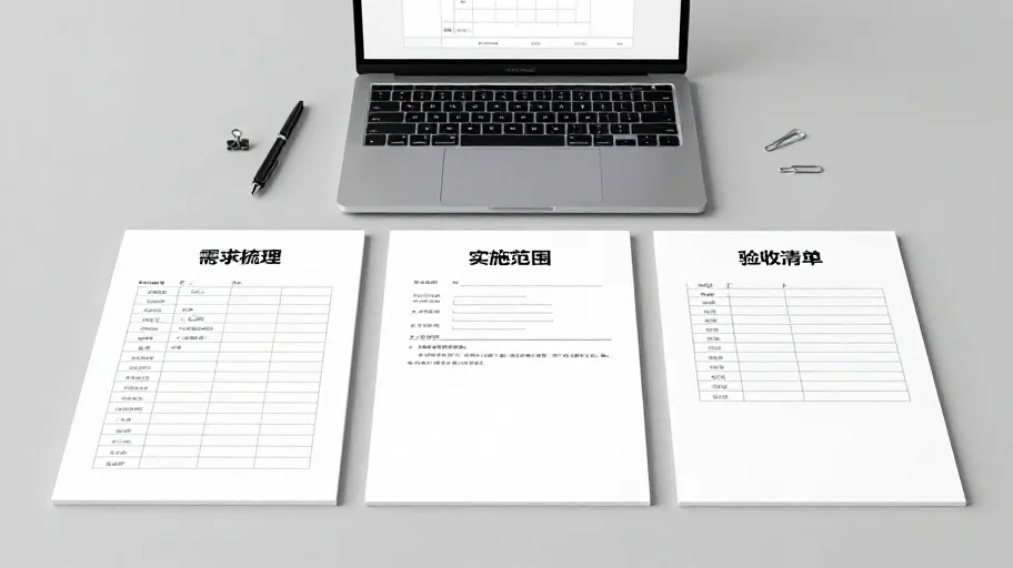 Shenzhen Website Development: Requirements Clarification, Scope of Implementation, and Acceptance Checklist