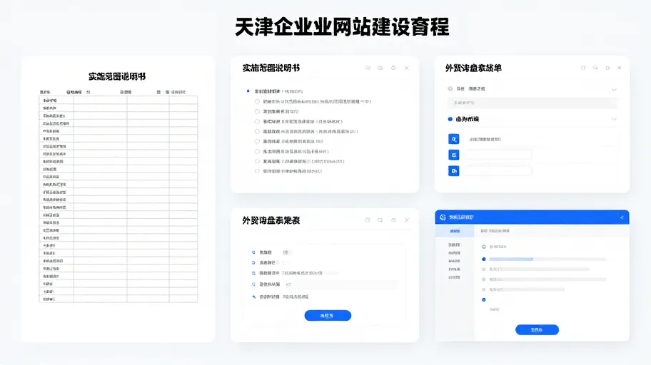 Website Development in Tianjin: Requirements Clarification, Scope of Implementation, and Acceptance Checklist