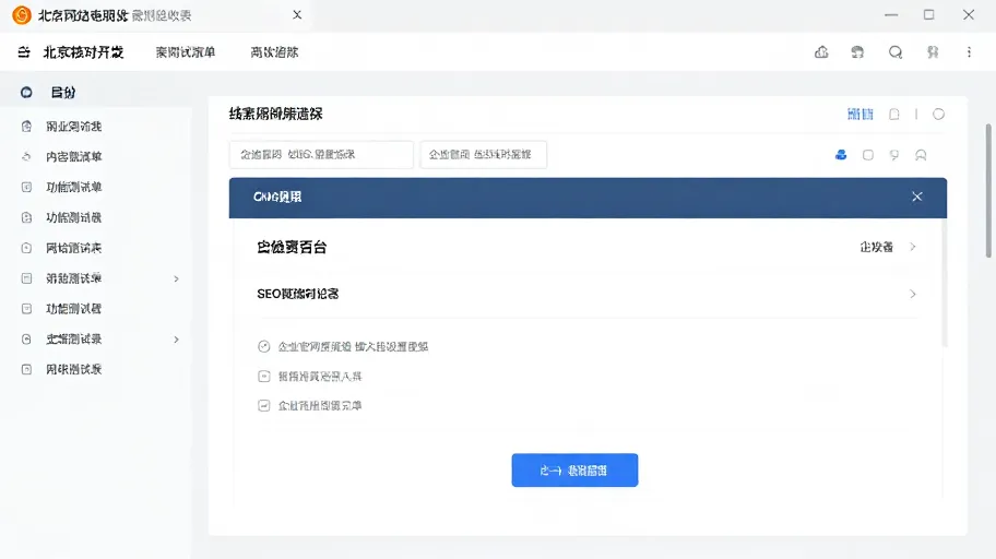 Beijing Website Development Case Acceptance Form: How to Verify Content, Functions, and Lead Closure