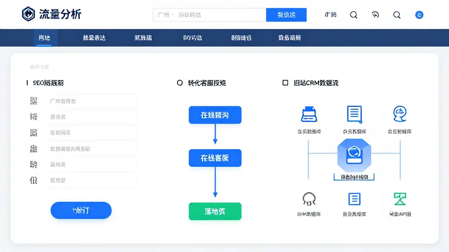 广州网站SEO改版改造前要查什么：流量、转化和系统接口