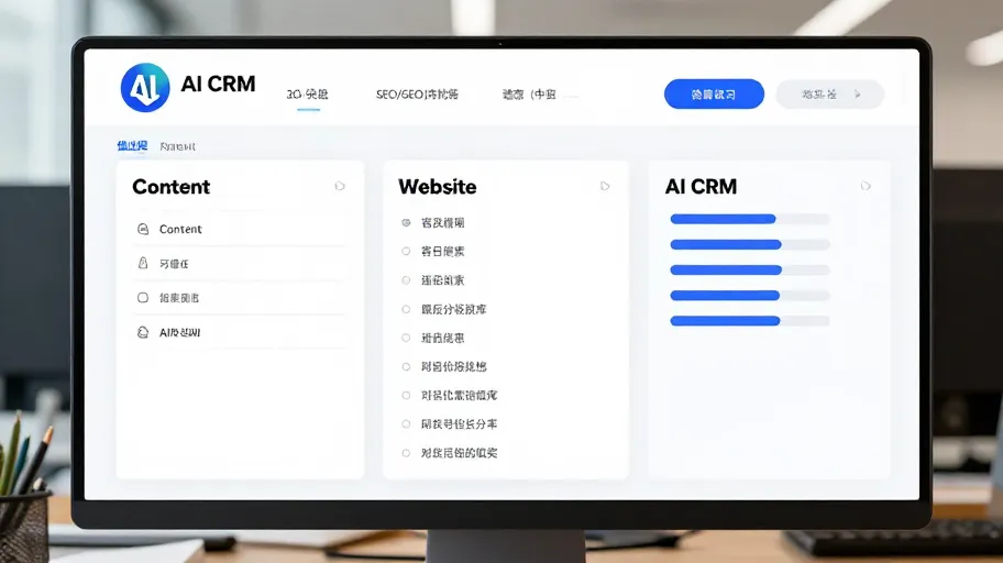 上海B2B网站AI CRM怎么落地：内容、网站与CRM的责任边界