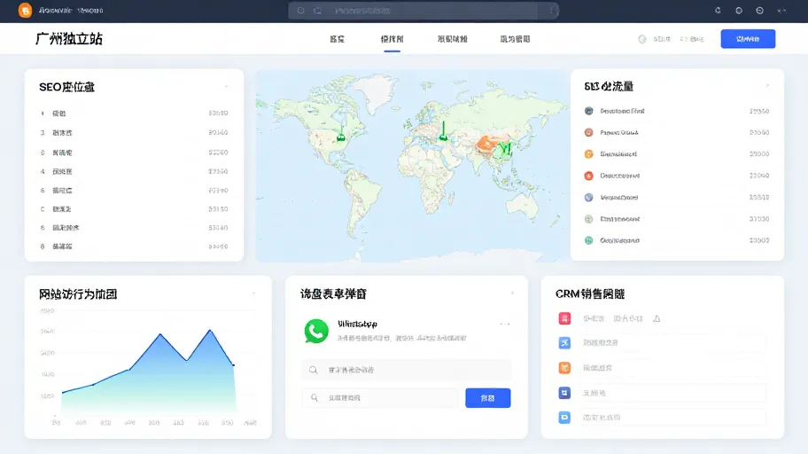 广州独立站询盘系统：从AI搜索可见性到销售线索 企业要打通哪些数据